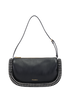 Bumper Bag, &pound;350, Handbags, Black, Leather, Front view